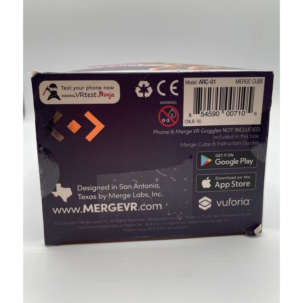 New Merge Cube Hold Holograms in Your Hand Virtual Game Toy for IOS Android